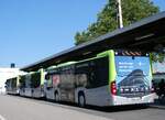 Burgdorf/857530/264993---busland-burgdorf---nr (264'993) - Busland, Burgdorf - Nr. 216/BE 457'216 - Mercedes am 25. Juli 2024 beim Bahnhof Burgdorf