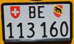 (291'200) - Nummernschild - BE 113'160 - am 27.