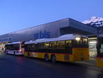 (213'452) - Steiner, Messen - SO 21'149 - Scania/Hess am 11. Januar 2020 beim Bahnhof Frutigen