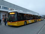(244'507) - Steiner, Messen - SO 21'149/PID 5371 - Scania/Hess am 7. Januar 2023 beim Bahnhof Frutigen
