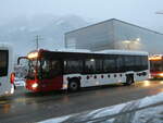 (270'825) - TPF Fribourg (Wieland 76) - Nr. 612/FR 300'241 - Mercedes am 11. Januar 2025 beim Bahnhof Frutigen