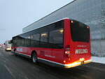 (270'828) - Wieland, Murten - Nr. 50/FR 300'633 - Mercedes (ex PID 4845; ex Klopfstein, Laupen Nr. 10) am 11. Januar 2025 beim Bahnhof Frutigen