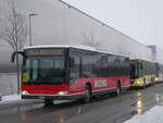 (270'894) - Wieland, Murten - Nr. 50/FR 300'633 - Mercedes (ex PID 4845; ex Klopfstein, Laupen Nr. 10) am 11. Januar 2025 beim Bahnhof Frutigen