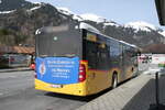 (285'027) - PostAuto Bern - BE 653'382/PID 11'681 - Mercedes (ex BE 535'079) am 22. Februar 2026 beim Bahnhof Frutigen