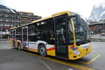 (283'647) - GrindelwaldBus, Grindelwald - Nr. 201/BE 905'201 - Mercedes am 2. Januar 2026 beim Bahnhof Grindelwald