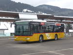 Gstaad/727168/223444---postauto-bern---be (223'444) - PostAuto Bern - BE 489'810 - Mercedes (ex Portenier, Adelboden Nr. 10) am 7. Februar 2021 beim Bahnhof Gstaad