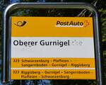 Gurnigelpass/859216/265439---postauto-haltestelle---oberer-gurnigel (265'439) - PostAuto-Haltestelle - Oberer Gurnigel - am 6. August 2024