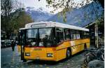 (064'403) - PostAuto Berner Oberland - BE 614'044 - Mercedes/R&J (ex P 25'376; ex Engeloch, Riggisberg Nr. 2; ex P 25'305) am 16. November 2003 beim Bahnhof Interlaken West