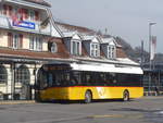 (223'555) - PostAuto Bern - BE 610'536 - Solaris am 14. Februar 2021 beim Bahnhof Interlaken Ost