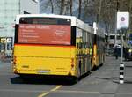 (248'896) - PostAuto Ostschweiz - SG 412'681/PID 10'149 - Hess Personenanhnger am 19. April 2023 beim Bahnhof Interlaken Ost