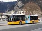 (257'982) - PostAuto Bern - BE 610'542/PID 11'686 - Mercedes am 29. Dezember 2023 beim Bahnhof Interlaken West