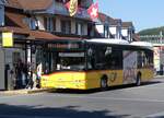 Interlaken/859768/265642---postauto-bern---be (265'642) - PostAuto Bern - BE 836'434/PID 10'340 - Solaris (ex Nr. 581) am 13. August 2024 beim Bahnhof Interlaken Ost