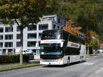 Interlaken/865720/267813---zelic-schmerikon---sg (267'813) - Zelic, Schmerikon - SG 301'148 - Setra am 7. Oktober 2024 beim Bahnhof Interlaken Ost