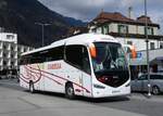 (273'307) - Aus Spanien: Carcesa, Cazorla - 4580 LMM - Volvo/Irizar am 28. März 2025 beim Bahnhof Interlaken West