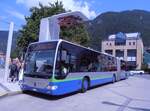 (290'089) - PostAuto Bern - BE 539'370/PID 12'421 - Mercedes (ex PostAuto Nordschweiz; ex TPL Lugano Nr. 405) am 3. August 2026 beim Bahnhof Interlaken West