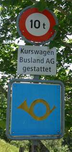 (206'890) - Kurswagen Busland AG gestattet und Bergpoststrasse am 30.