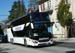 (255'817) - Daimler Buses, Winterthur - ZH 652'587 - Setra am 2. Oktober 2023 in Meiringen, Bahnhofstrasse (Einsatz Intertours)
