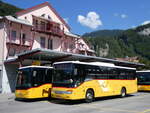 Meiringen/859658/265614---postauto-bern---be (265'614) - PostAuto Bern - BE 401'465/PID 4715 - Setra (ex AVG Meiringen Nr. 65) am 13. August 2024 in Meiringen, Postautostation