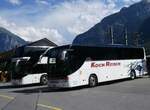 Meiringen/859761/265635---koch-giswil---ow (265'635) - Koch, Giswil - OW 10'035 - Setra am 13. August 2024 beim Bahnhof Meiringen