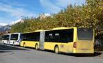 (281'855) - PostAuto Nordschweiz - BL 154'283/PID 12'419 - Mercedes (ex AAGL Liestal Nr. 98) am 28. Oktober 2025 beim Bahnhof Meiringen