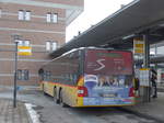 (178'152) - PostAuto Bern - BE 718'991 - MAN am 22. Januar 2017 beim Bahnhof Spiez