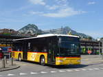 (182'454) - PostAuto Bern - BE 836'487 - Mercedes (ex Nr. 533; ex BE 653'387) am 31. Juli 2017 beim Bahnhof Spiez