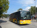 (220'886) - PostAuto Bern - BE 637'781 - Mercedes am 21. September 2020 beim Bahnhof Spiez