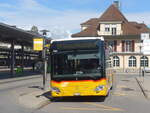 (226'986) - PostAuto Bern - BE 535'079 - Mercedes am 2. August 2021 beim Bahnhof Spiez