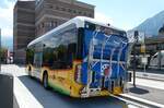 (289'591) - PostAuto Bern - BE 671'256/PID 12'310 - eMercedes am 11. Juli 2026 beim Bahnhof Spiez
