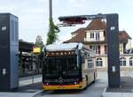 (290'893) - PostAuto Wallis - VS 581'433/PID 12'161 - eMercedes am 17. September 2026 beim Bahnhof Spiez