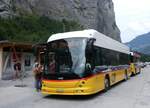 Stechelberg/862886/266619---postauto-bern---be (266'619) - PostAuto Bern - BE 475'161/PID 10'248 - Hess am 3. September 2024 in Stechelberg, Schilthornbahn (prov. Haltestelle)