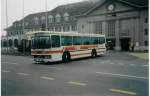 (013'736) - TSG Blumenstein - Nr. 6/BE 26'667 - Volvo/FHS am 18. Mrz 1996 beim Bahnhof Thun