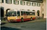 Thun/206363/014706---sat-thun---nr (014'706) - SAT Thun - Nr. 33/BE 419'033 - Volvo/R&J am 17. August 1996 beim Bahnhof Thun