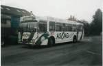 (021'417) - STI Thun - Nr. 27/BE 419'027 - Volvo/R&J (ex SAT Thun Nr. 27) am 14. Januar 1998 in Thun, Garage