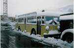 (021'426) - STI Thun - Nr. 1 - Berna/Gangloff Trolleybus am 21. Januar 1998 in Thun, Garage