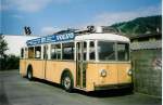 (022'922) - STI Thun - Nr. 1 - Berna/Gangloff Trolleybus am 23. Mai 1998 in Thun, Garage