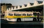 (025'208) - SEV Bern - BE 449'715 - Saurer/Tscher (ex P 24'294) am 12. August 1998 in Thun, Garage STI