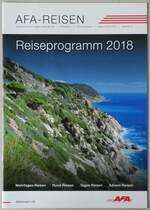 (232'013) - AFA-Reisen Reiseprogramm 2018 am 15.