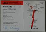 (232'953) - Persnliche AFA-Fahrkarte am 14. Februar 2022 in Thun