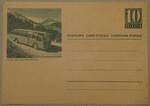 (232'986) - PTT-Postkarte  10 Rappen - Auf der Fahrt nach Adelboden - am 19.