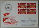 (234'241) - PTT-Briefumschlag vom 6. Juni 1964 am 8. April 2022 in Thun