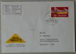 (234'242) - PTT-Briefumschlag vom 14. Mai 1965 am 8. April 2022 in Thun