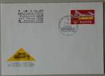 (234'243) - PTT-Briefumschlag vom 2. Oktober 1965 am 8. April 2022 in Thun