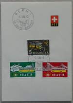 Thun/773427/234377---briefmarken-vom-3-mai (234'377) - Briefmarken vom 3. Mai 1956 fr 50 Jahre Autopost am 10. April 2022 in Thun
