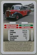 (234'612) - Quartett-Spielkarte mit FBW Schnauzer am 15.