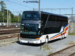 (237'012) - Aus Ungarn: Romcar, Tolna - RXU-888 - Setra (ex Eurobus/CH) am 11.