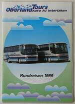 (237'266) - Oberland Tours-Rundreisen 1999 am 19.