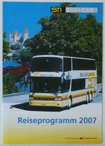 Thun/781695/237910---sti-reiseprogramm-2007-am-9 (237'910) - STI-Reiseprogramm 2007 am 9. Juli 2022 in Thun (Vorderseite)
