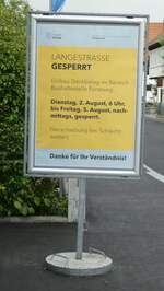Thun/783383/238547---langestrasse-gesperrt-am-29 (238'547) - Langestrasse gesperrt am 29. Juli 2022 in Thun-Lerchenfeld, Forstweg