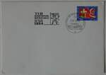(242'089) - PTT-Briefumschlag vom 20. Juni 1964 am 4. November 2022 in Thun